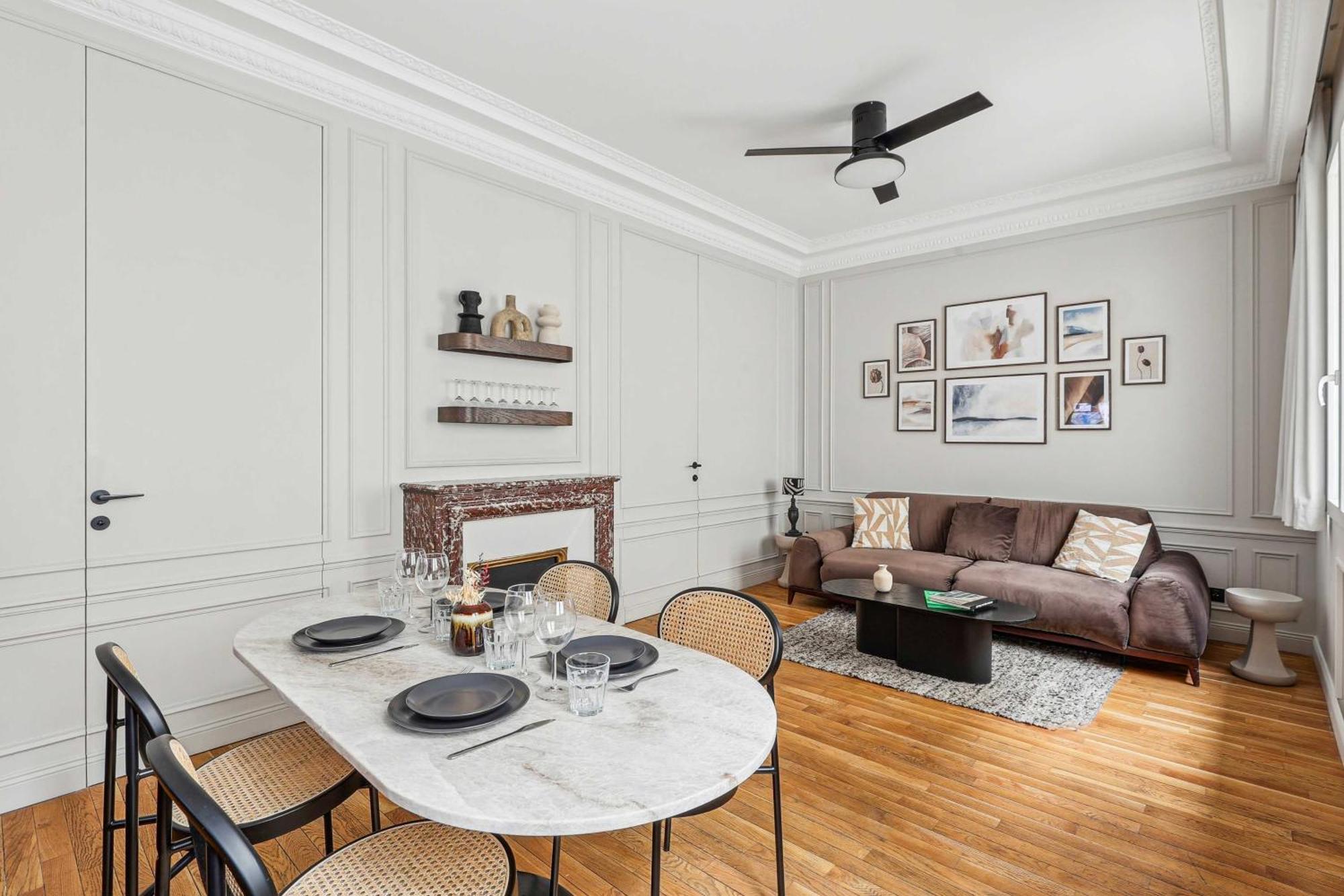 Interior Design - Apartment 6P-2Br - Tour Eiffel Paris Exterior photo